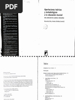 Aportaciones Teóricas y Metodológicas A La Educación Musical