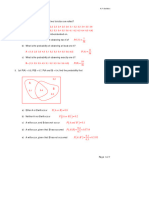 Probability Review Answer Keys