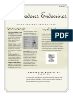 Perturbadores Endocrinos: Clasificación Del Plástico