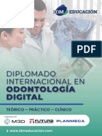 Brochure Diplomado Internacional en Odontología Idm 2024