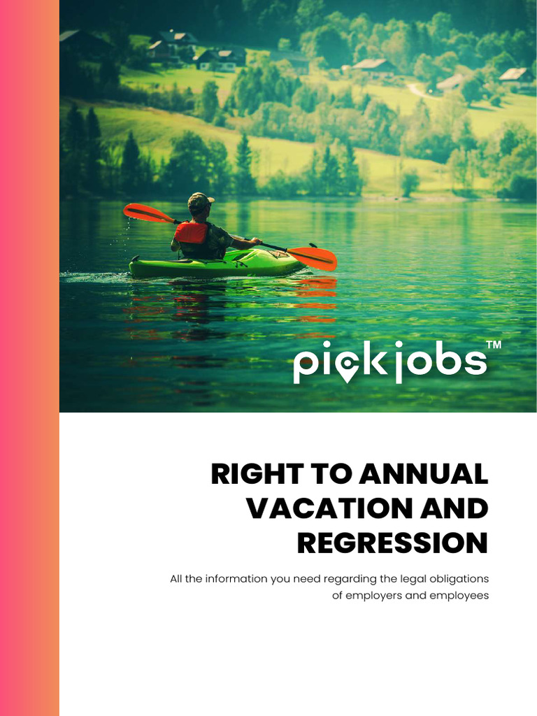 Right To Annual Vacation and Regression PDF Employment Annual Leave
