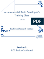ROS-I Basic Developers Training (ROS2) - Session 2