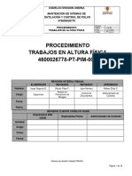 PT-002 Procedimiento Trabajo en Altura Física Rev. 0