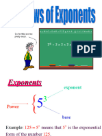 Laws of Exponents Student Use