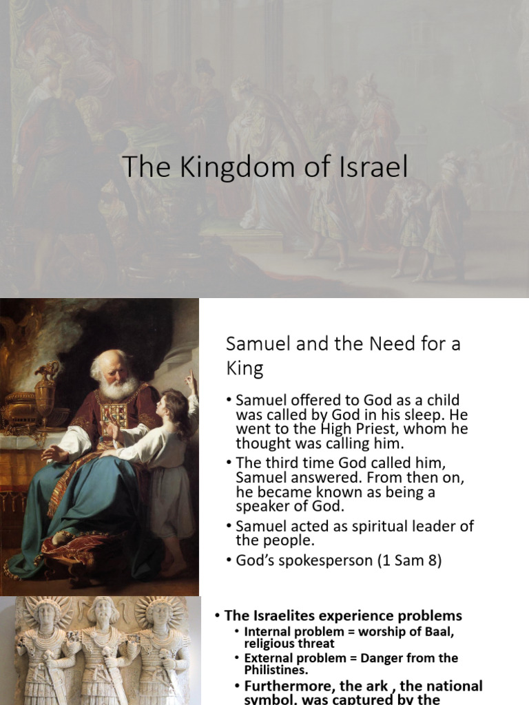 C9 The Prophets 1 1 Pdf Samuel Books Of Kings