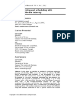 Production Planning and Scheduling With Applications in The Tile Industryinternational Journal of Operational Research