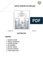 Electrolisis Quimica