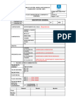 Acta de Liquidación Del (Contrato o Convenio)