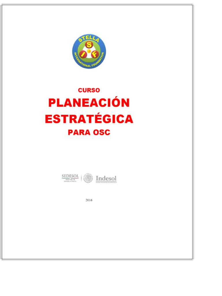 Planeación Estratégica Pdf Descargar Libre Pdf