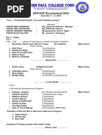 Encampment 2023 BSP Program