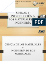 UNIDAD 1 Introducción A Los Materiales de Ingenieria