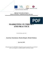 Marketing in Theory & Practice by Karvina