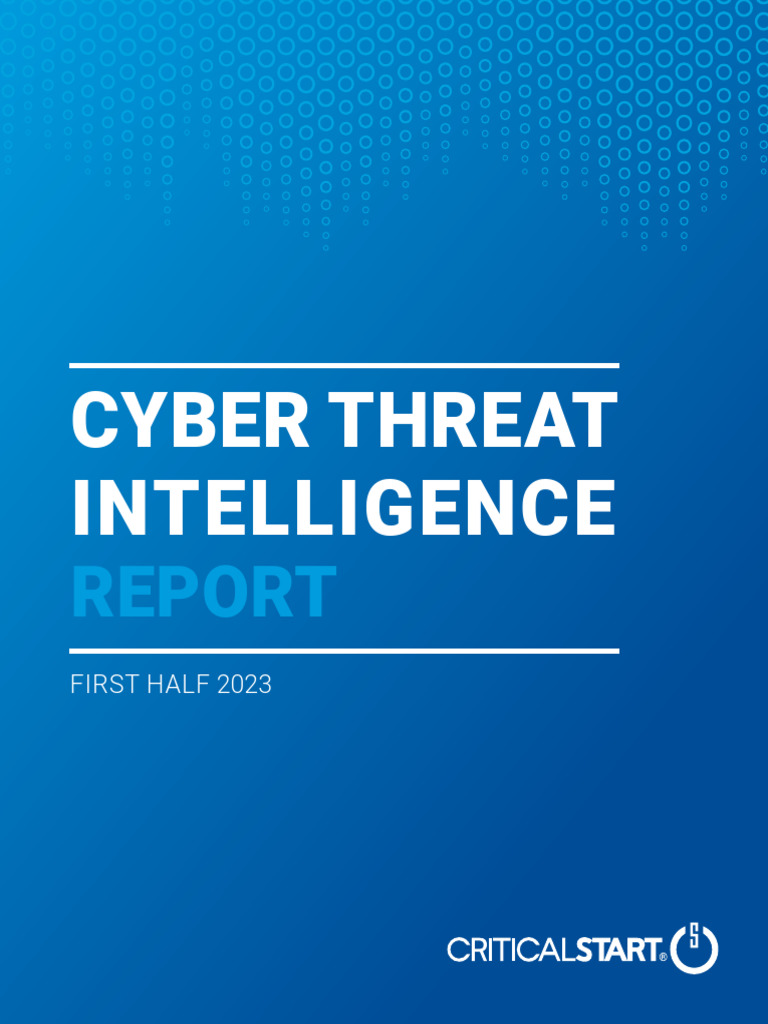 H1 2023 Cyber Threat Intelligence Insights | PDF | Security | Computer ...