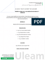 Curvas Caracteristicas de Bombas Grupo # 3