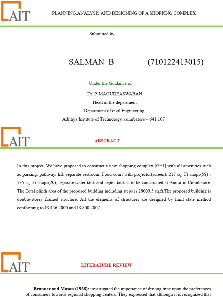 Shopping Complex Design Proposal | PDF | Retail | Shopping Mall