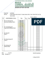 Matrix Kesesuaian Ujian Tesis