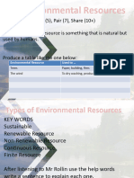 Resources and Water