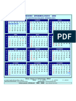 Calendario Epidemiologico 2009: Direccion Ejecutiva de Vigilancia Epidemiologica