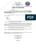 Deed of Donation