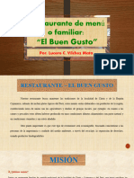 Restaurante de Menú o Familiar