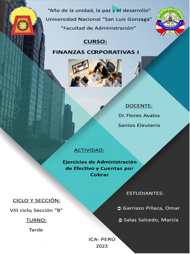 Administracion de Efectivo y Cuentas Por Cobrar | PDF | Procesos de ...
