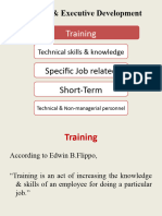 Training & Executive Development