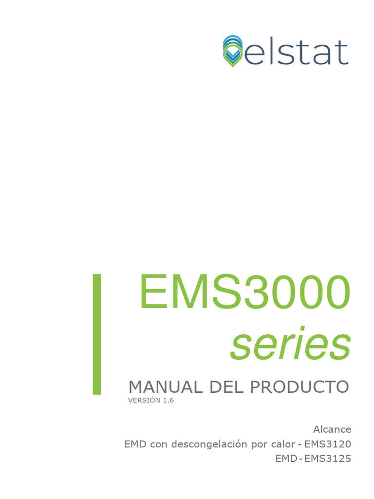 EMS3000 Product Manual V1.6 ESP | PDF | Temperatura | Refrigerador