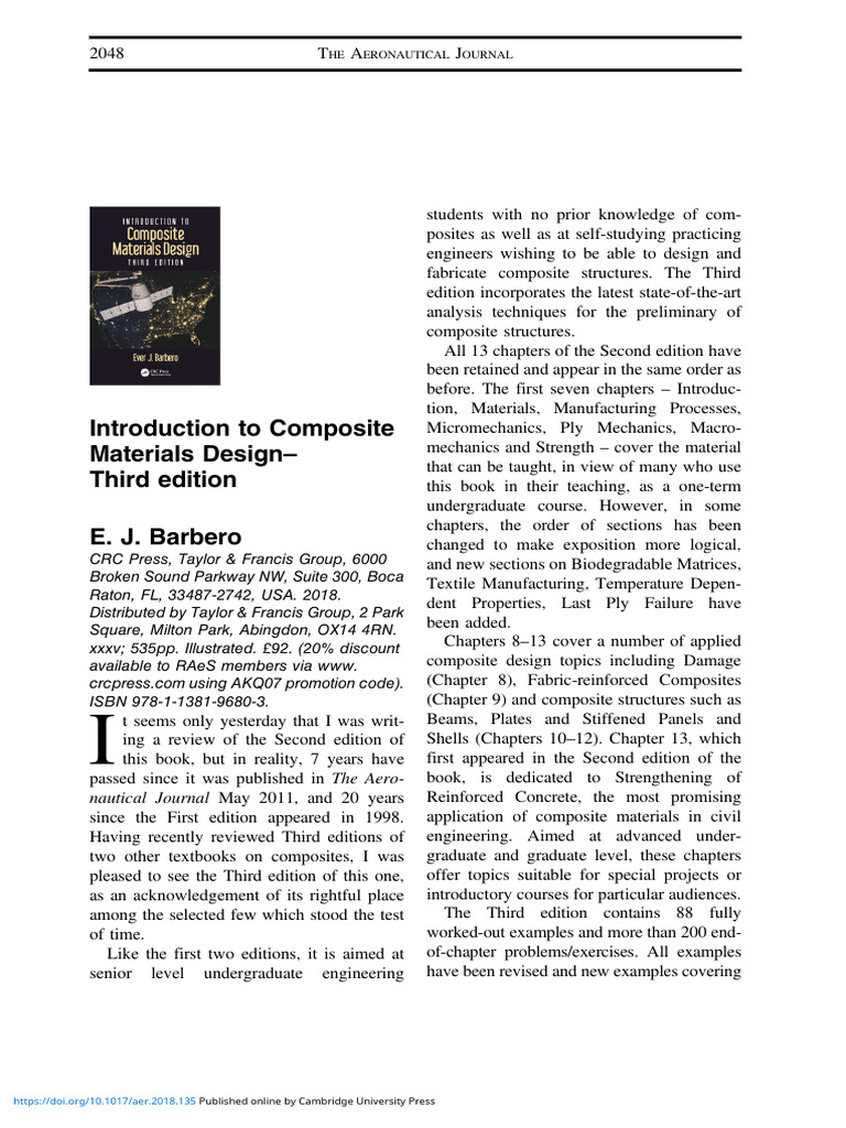 Introduction to Composite Materials Design | PDF | Composite Material ...