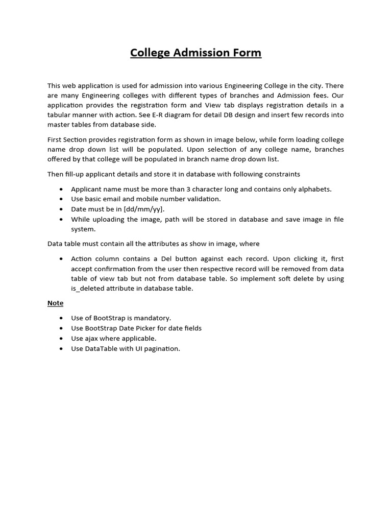 College Admission | PDF | Computers