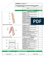 FO-ING-SA-OE-011 Lista de Verificación de Escaleras Portátiles y Andamios