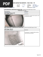 Engine Borescope Report Jt9d - 7r SN p715033