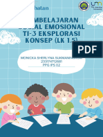 Pembelajaran Sosial Emosional - T1-3 Eksplorasi Konsep (LK 1.5)