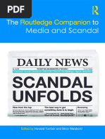 The Routledge Companion To Media and Scandal (Howard Tumber ...