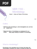 MDR 1162 - 1 History and Themes of Microbiology