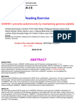 4 - Songcheng Ying - SAMHD1 Prevents Autoimmunity by Maintaining Genome Stability18oct61