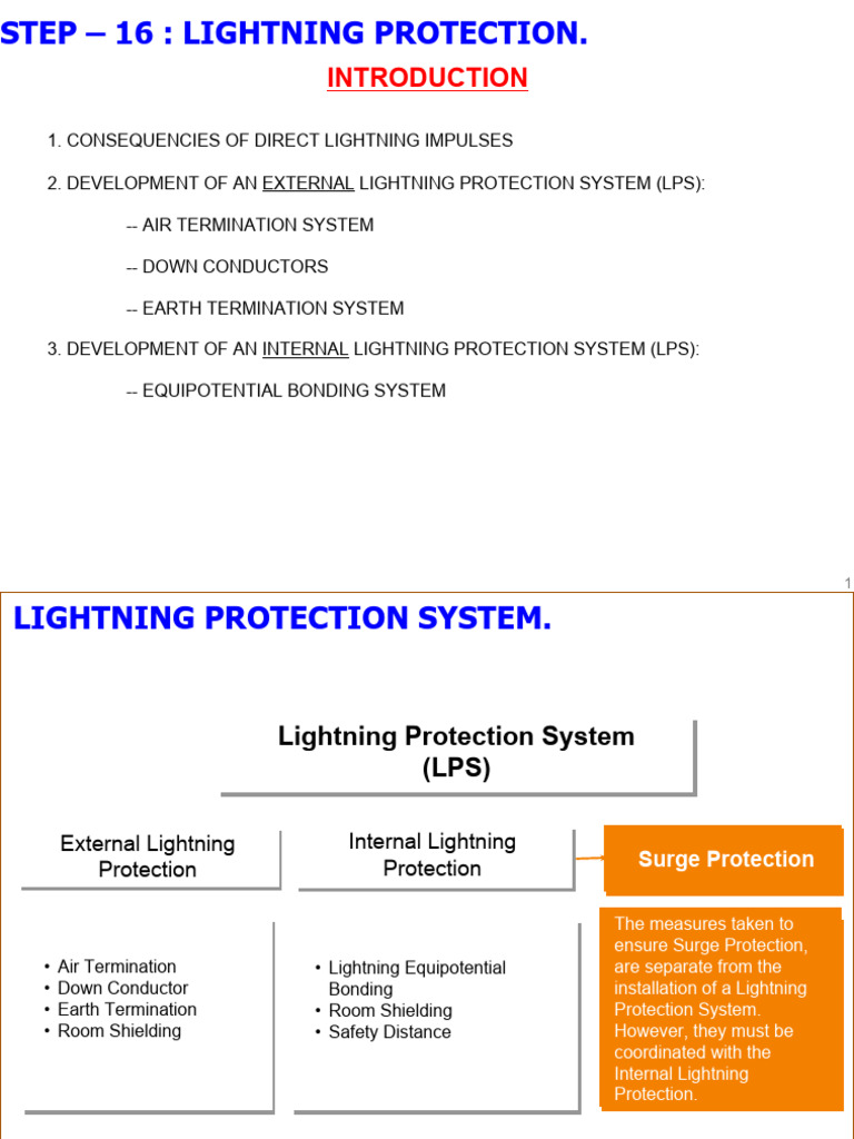 Lightning Protection System Overview | PDF | Electrical Engineering ...