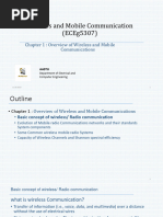 Chapter 1 Wireless and Mobile Communication Systems ECEg5307