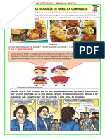 Activida Personal Social - Valoramos La Gastronomía de Nuestra Comunidad