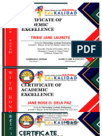 CERTIFICATES OF AWARDEES Final