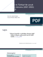 1.gün 1 - Dünyada Türkiyede Çocuk Sağlığının Durumu 2021-2022