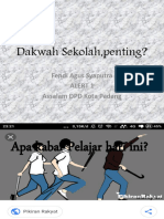 Dakwah Sekolah, Penting