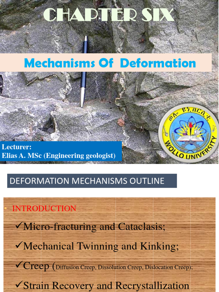 Rock Deformation Mechanisms | PDF | Creep (Deformation) | Dislocation