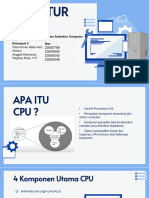 Tugas Organisasi Dan Arsitektur Komputer (Struktur CPU) Kelompok 2