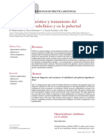 Protocolo Diagnóstico y Tratamiento Del Hipotiroidismo Subclínico y en La Pubertad