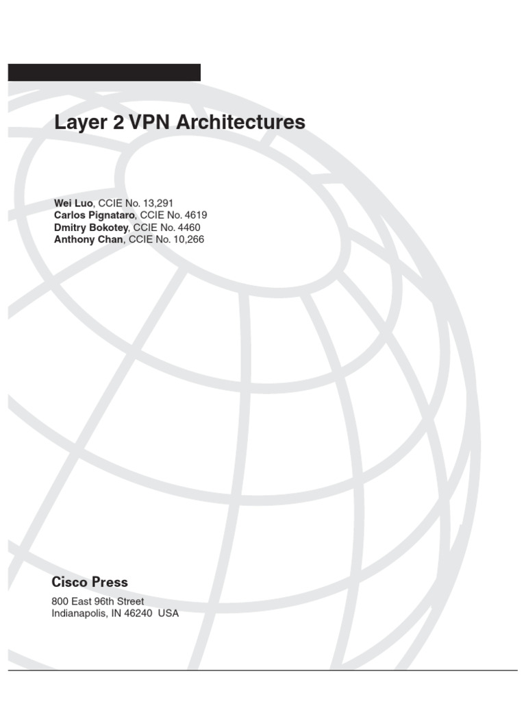 Layer 2 vpn architectures pdf