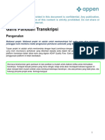 Forester Malay Transcription Guidelines 2023
