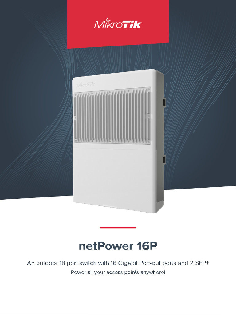 netPower16P 201113 | PDF | Network Switch | Computer Architecture
