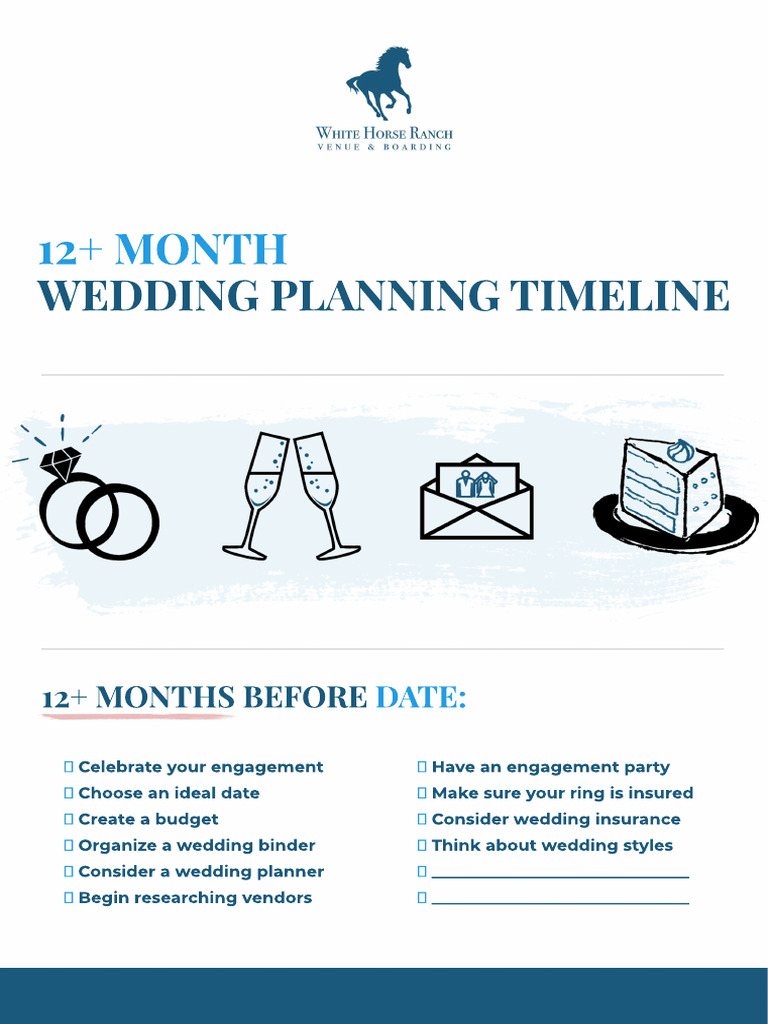 Plan Your Dream Wedding: A Comprehensive 12 Month Wedding Timeline