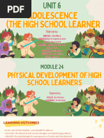 Module - 24 Physical Development of High School Learners