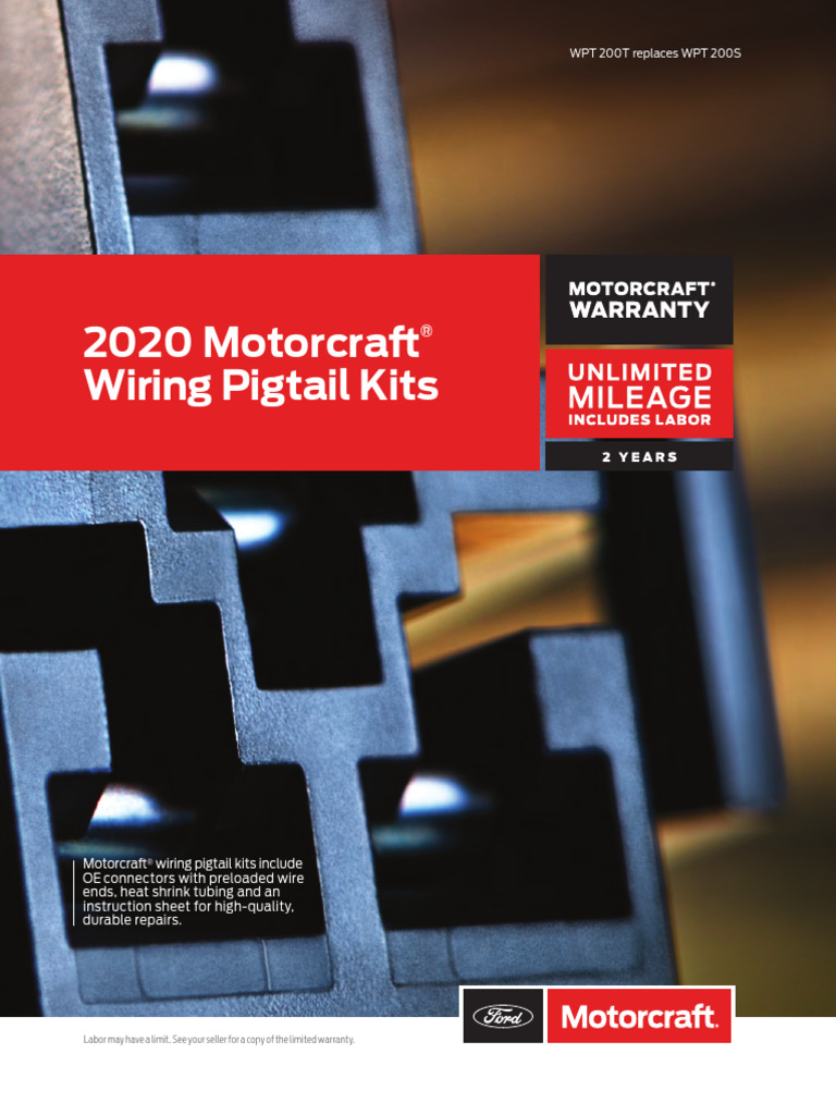 2020 - Wpt200 - Motorcraft Wiring Pigtails | PDF | Ignition System